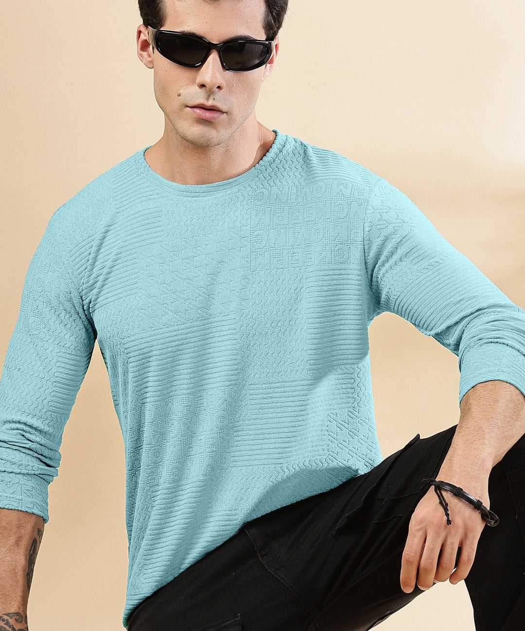 Men's Full Sleeve Polycotton T-Shirt