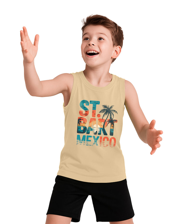 BOYS PRINTED VEST (PACK OF 3)