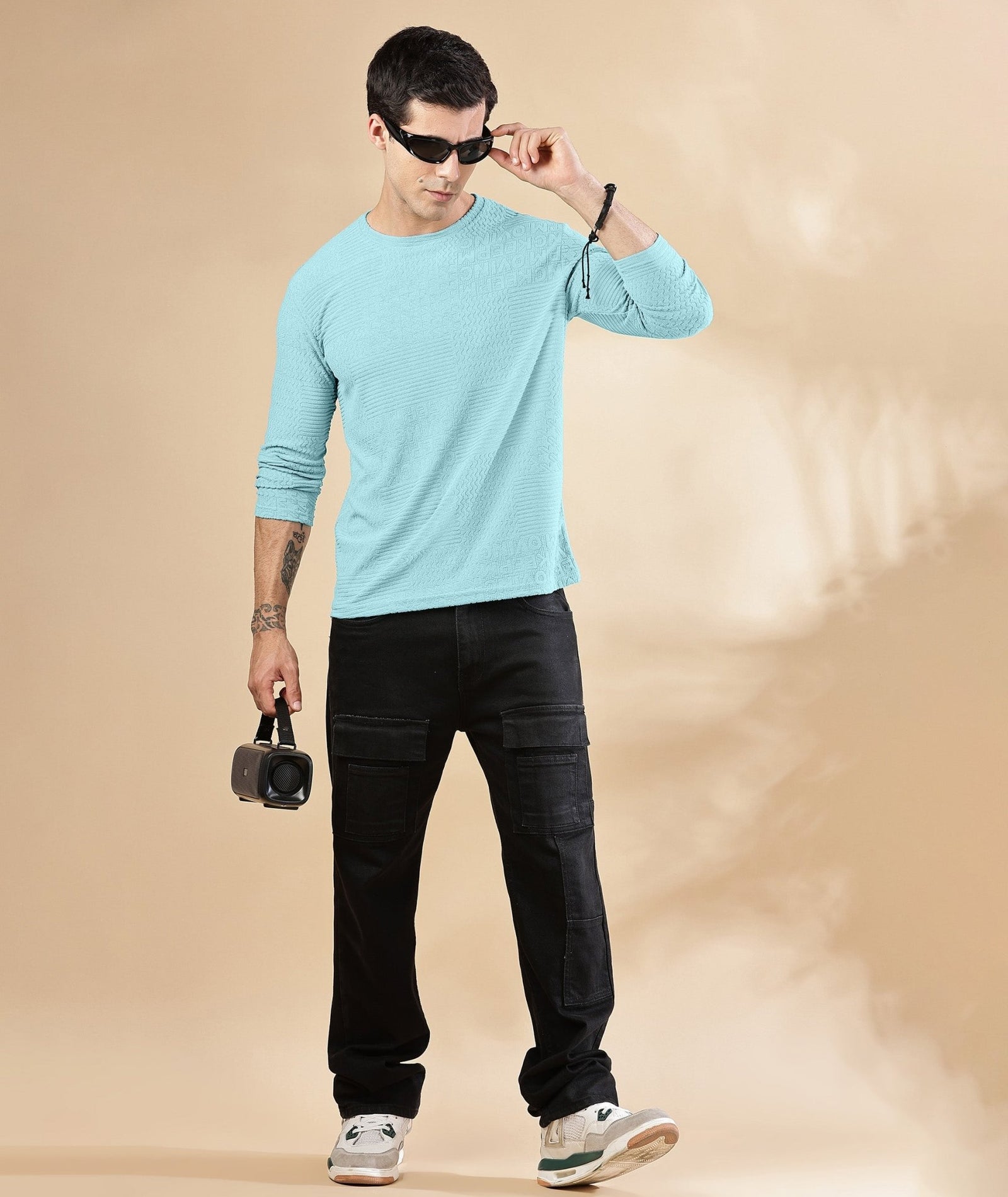 Men's Full Sleeve Polycotton T-Shirt