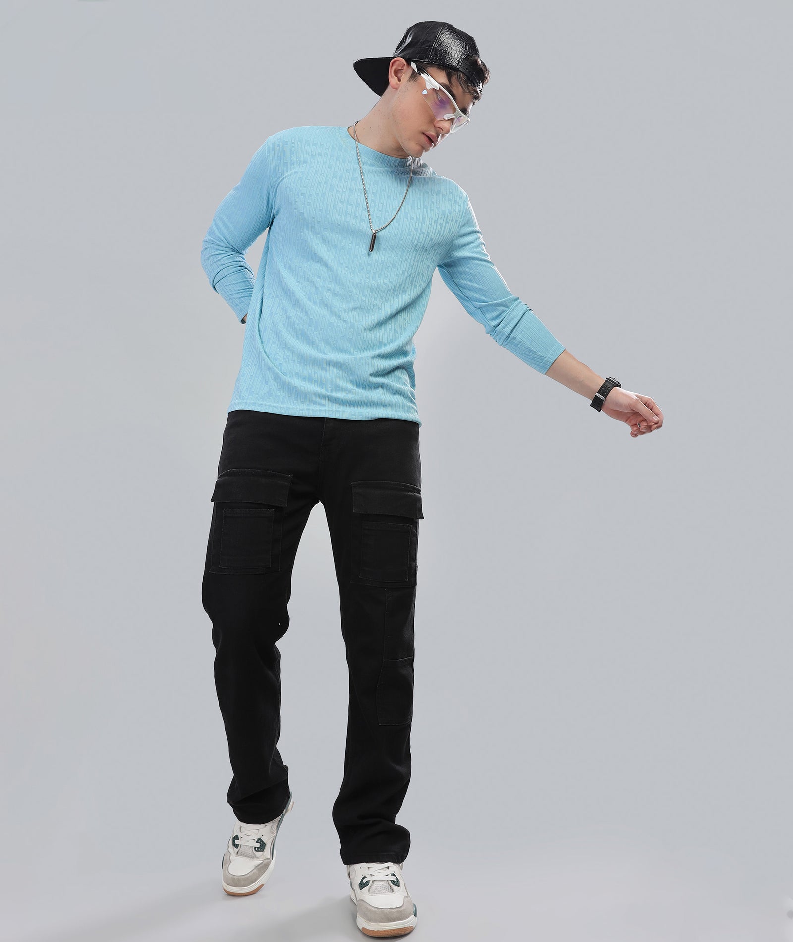 Men's Full Sleeve Polycotton T-Shirt