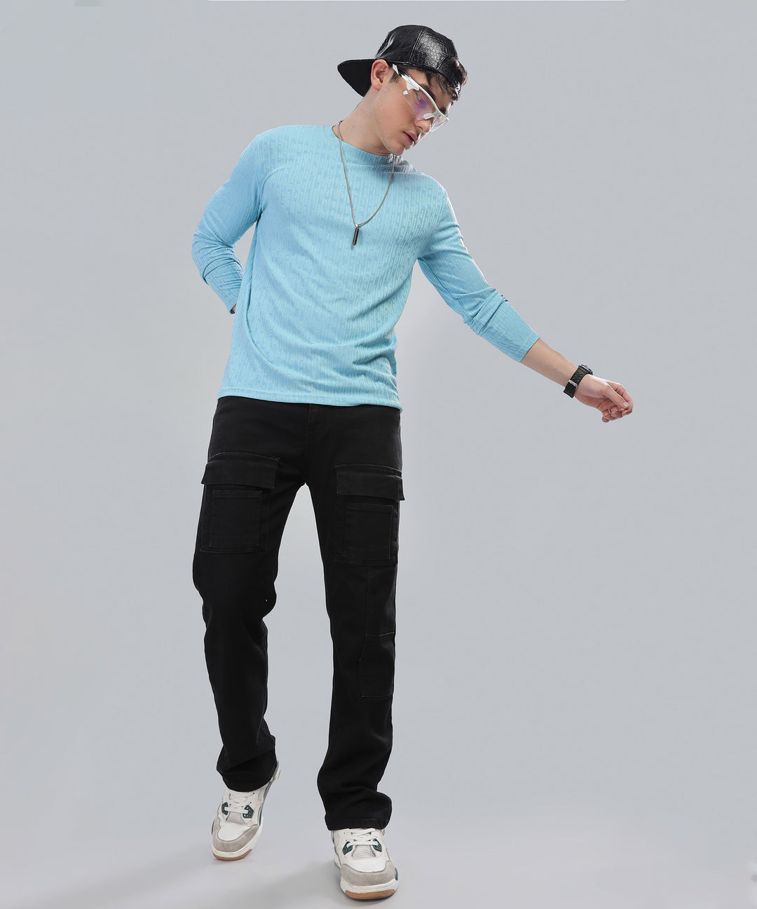 Men's Full Sleeve Polycotton T-Shirt