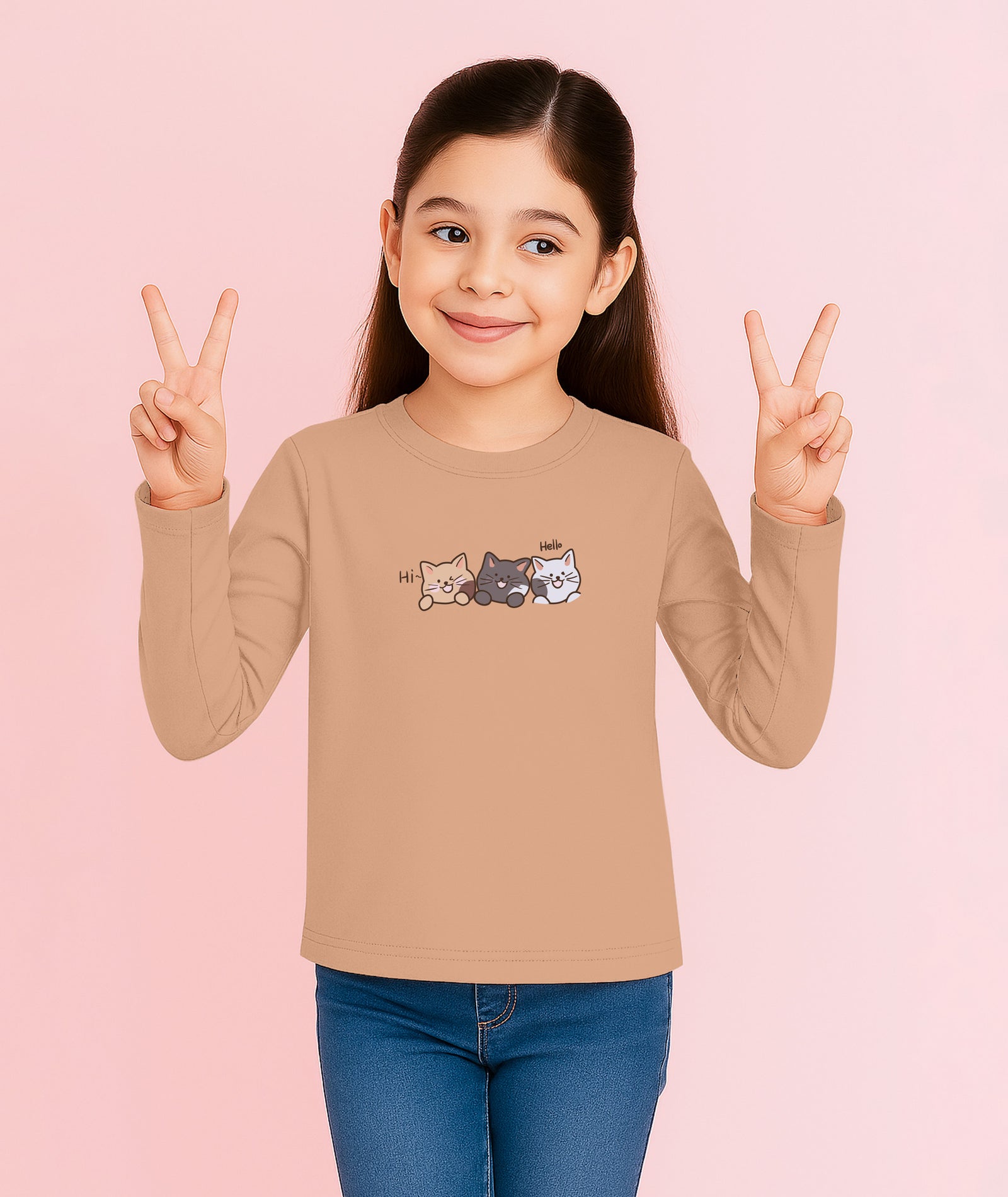GIRLS FULL SLEEVE TSHIRT