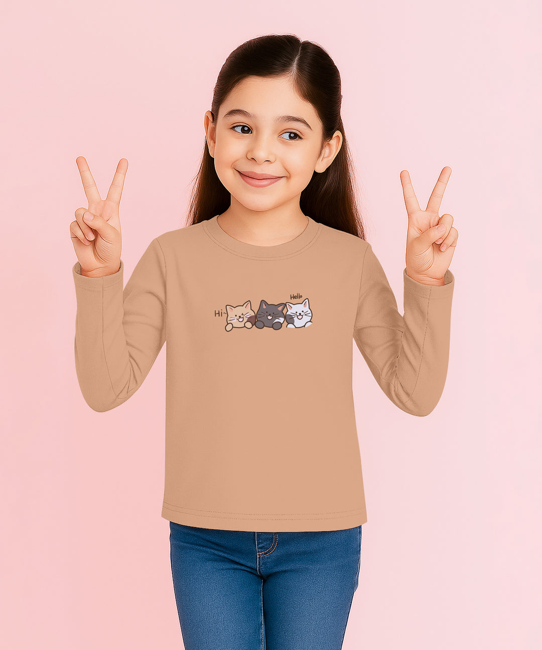 GIRLS FULL SLEEVE TSHIRT
