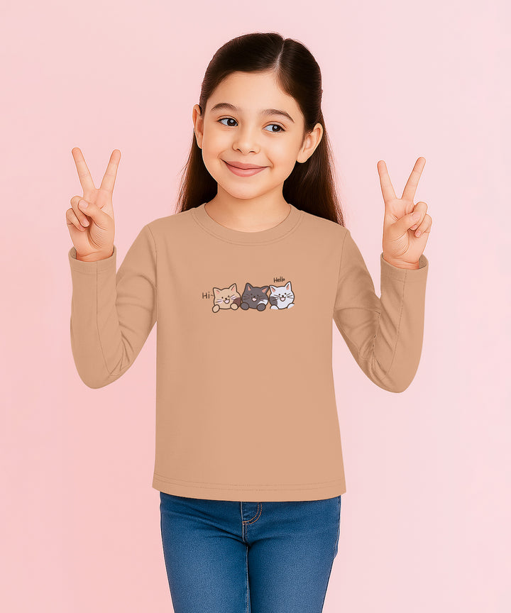 GIRLS FULL SLEEVE TSHIRT
