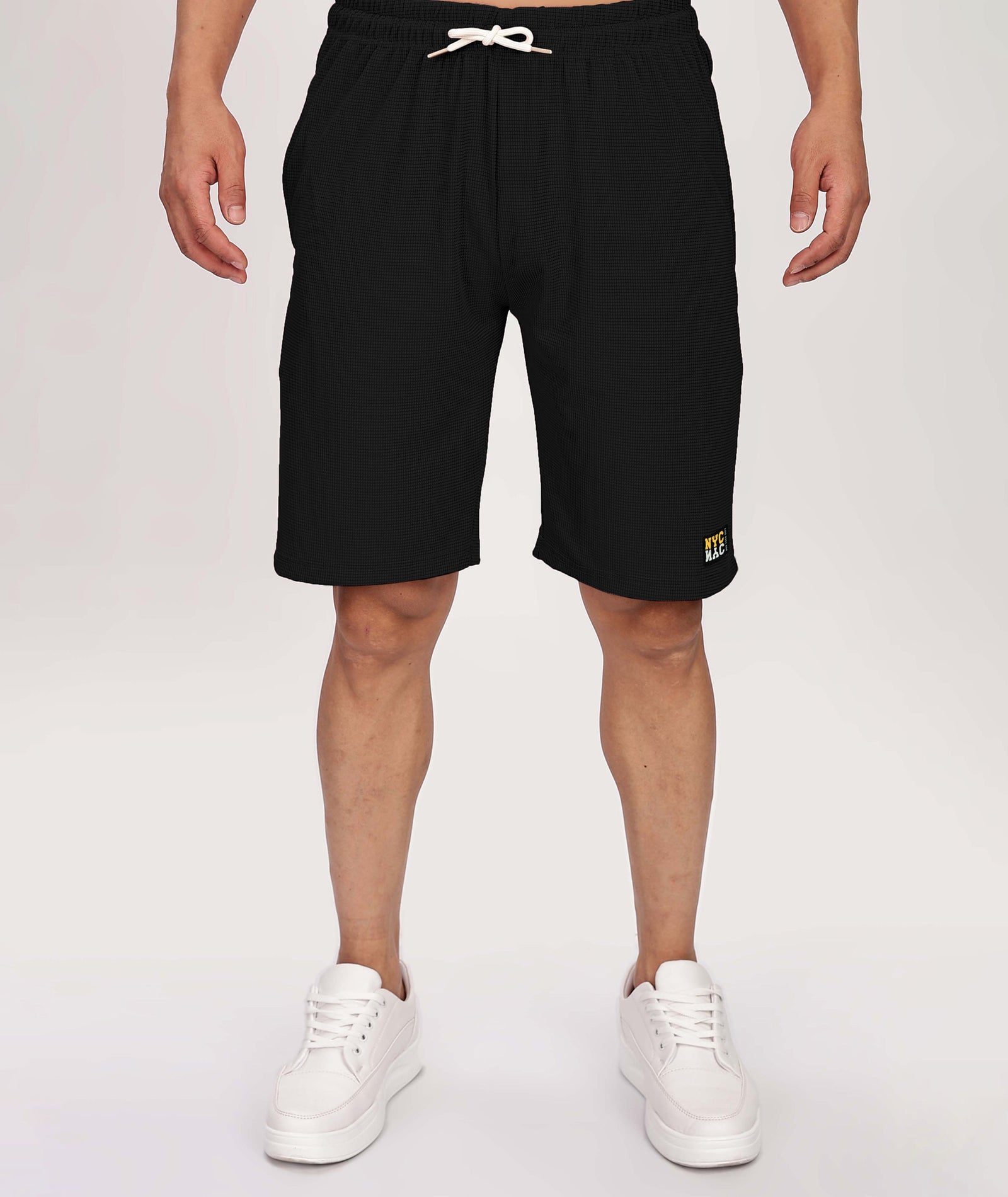 Men's Tshirt & Shorts Set - Black