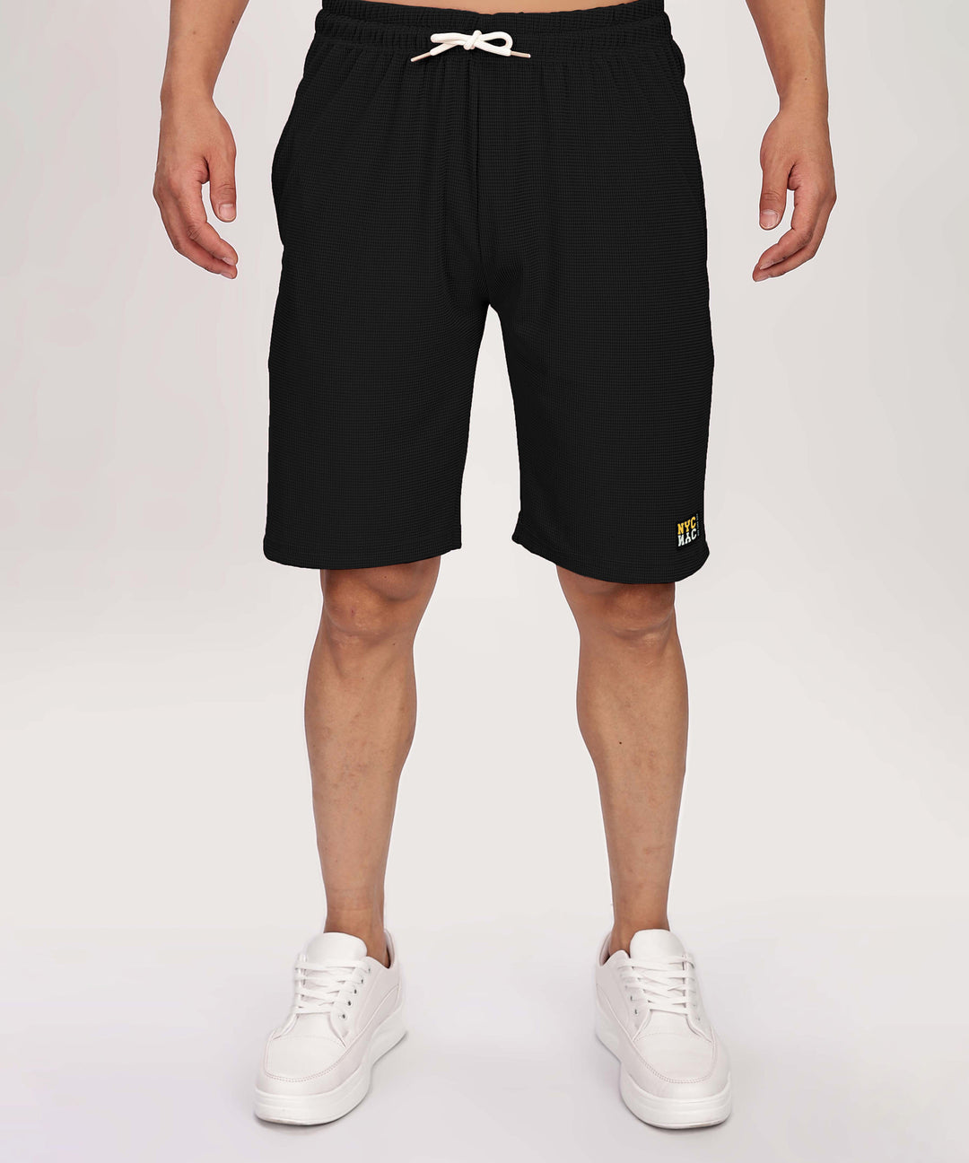 Men's Tshirt & Shorts Set - Black