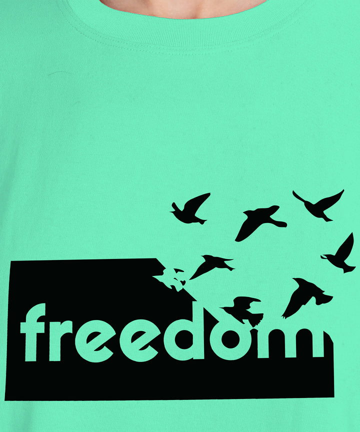 Womens Printed Half Sleeve T-shirt