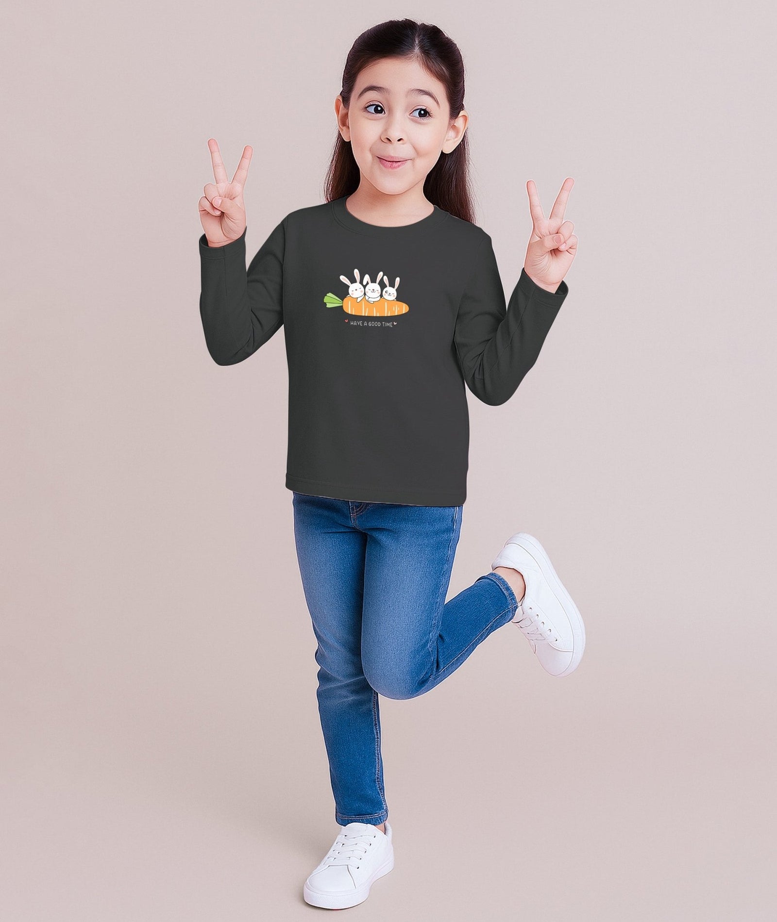 GIRLS FULL SLEEVE TSHIRT
