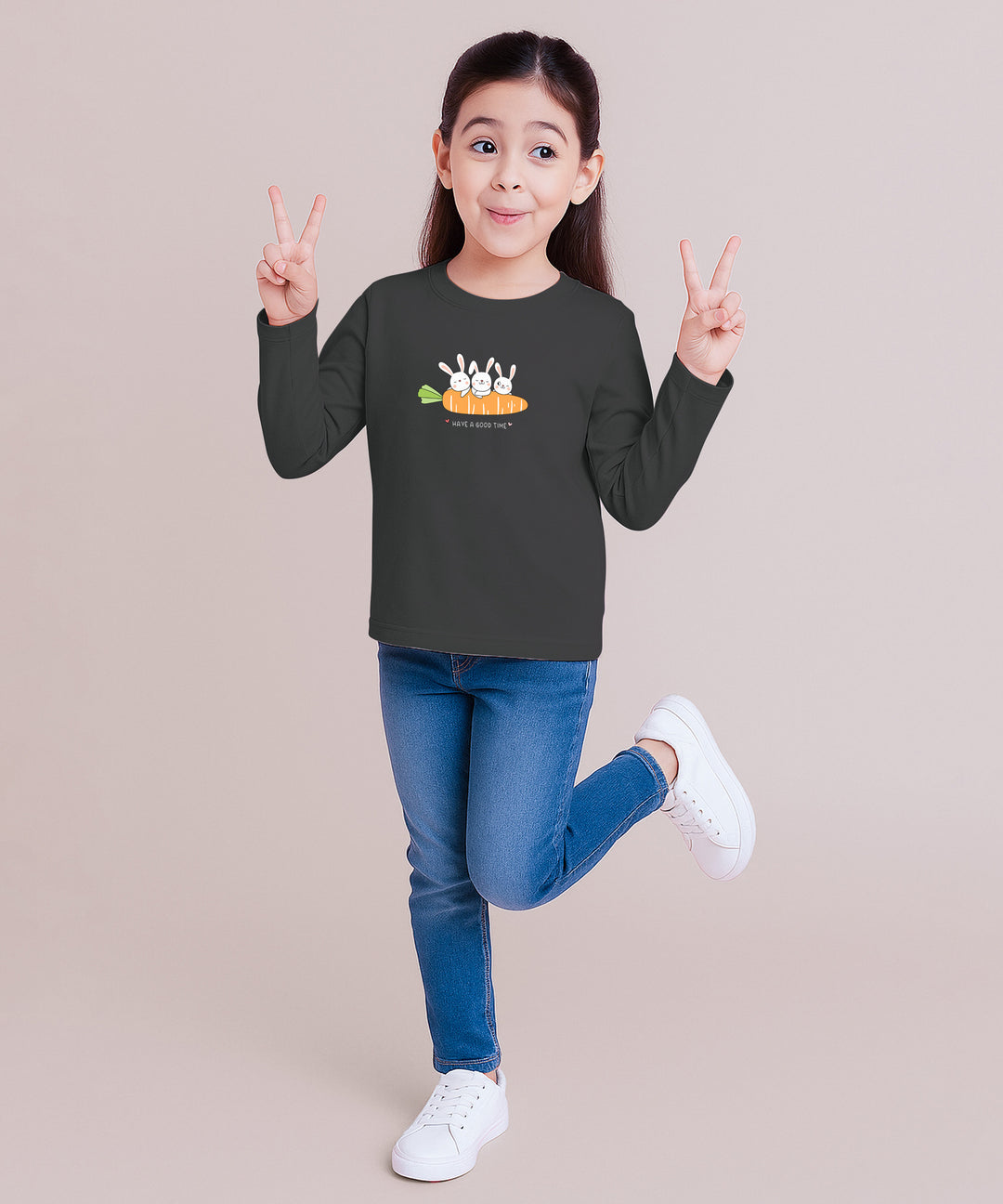 GIRLS FULL SLEEVE TSHIRT