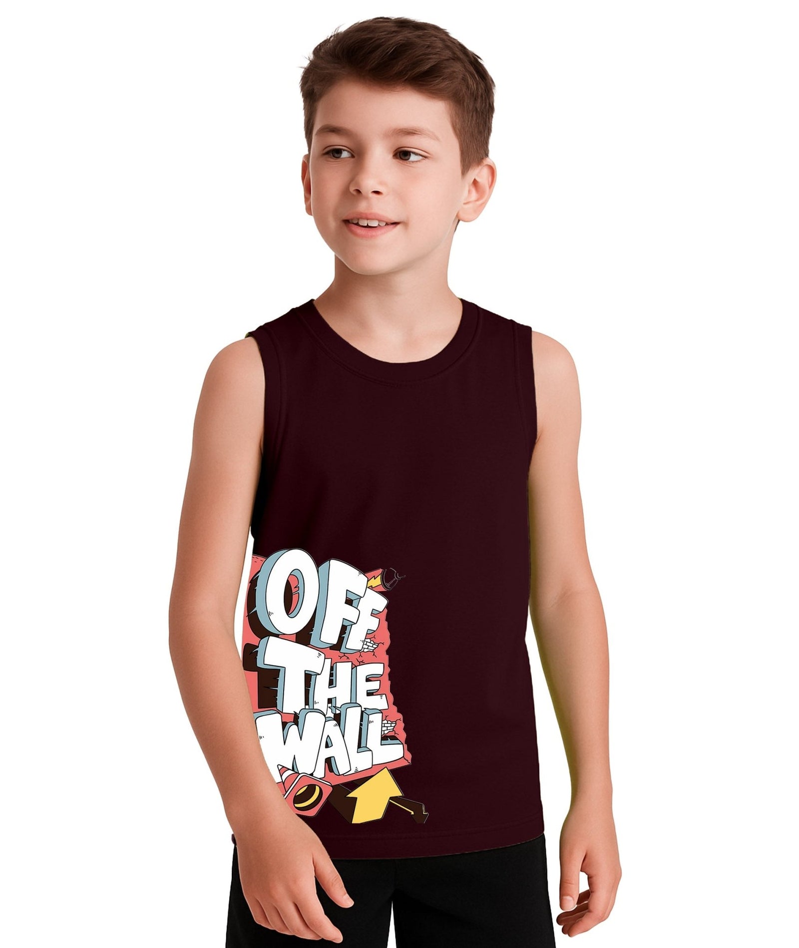 BOYS PRINTED VEST (PACK OF 3)