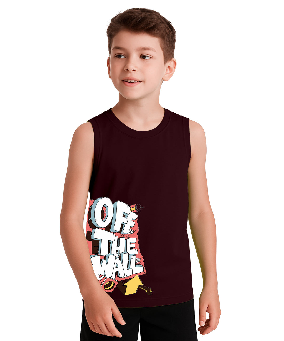 BOYS PRINTED VEST (PACK OF 3)