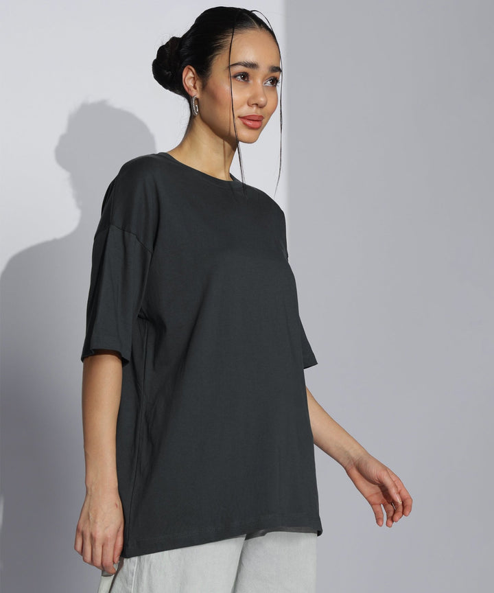Womens Super Oversized Tshirt | Black