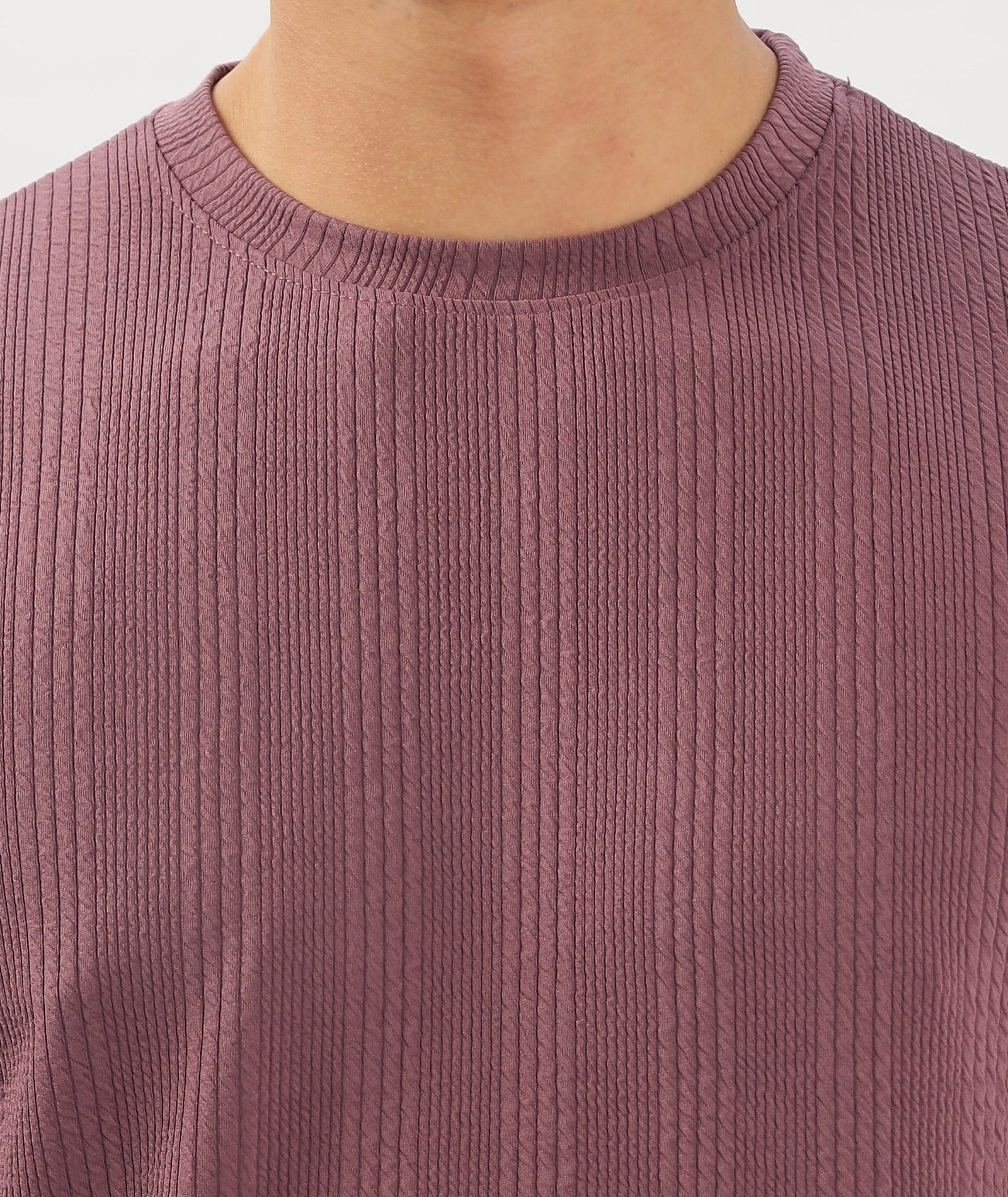 Men's Solid Full Sleeve Regular Fit T-Shirt