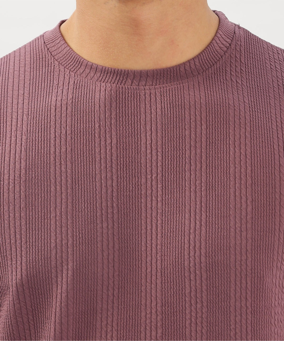 Men's Solid Full Sleeve Regular Fit T-Shirt