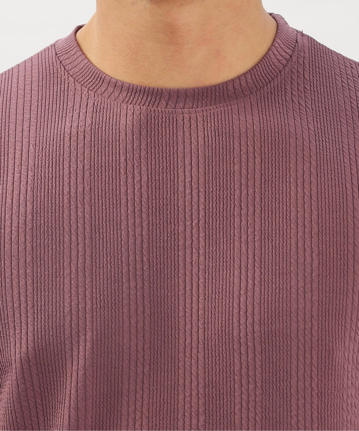 Men's Solid Full Sleeve Regular Fit T-Shirt