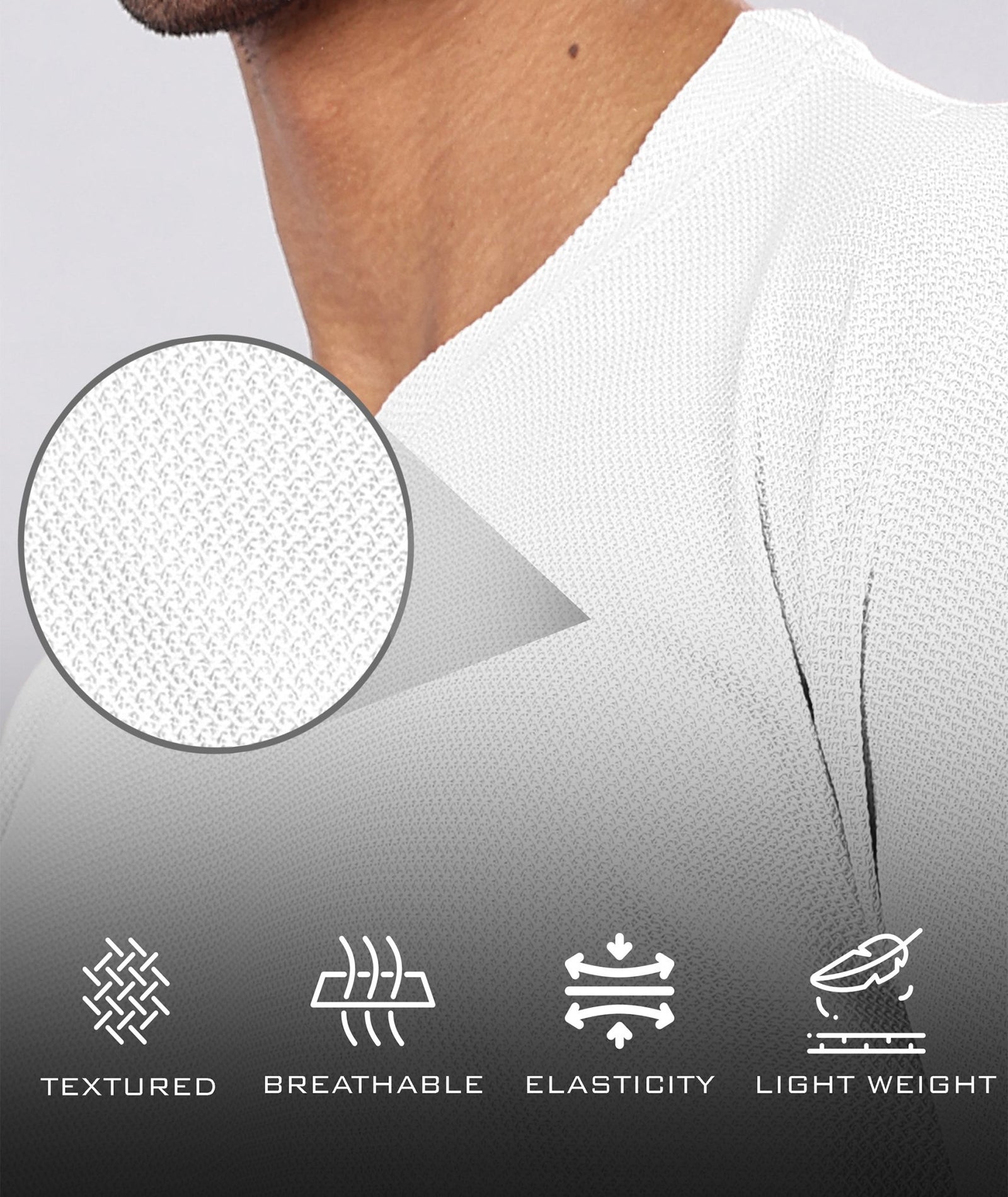 Men’s Regular Fit Polyblend Long Sleeve T-Shirt