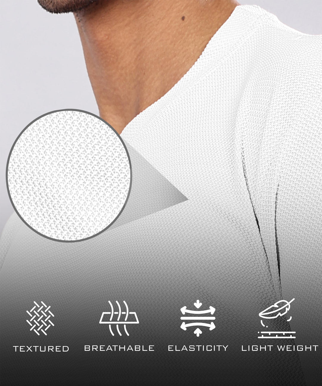 Men’s Regular Fit Polyblend Long Sleeve T-Shirt