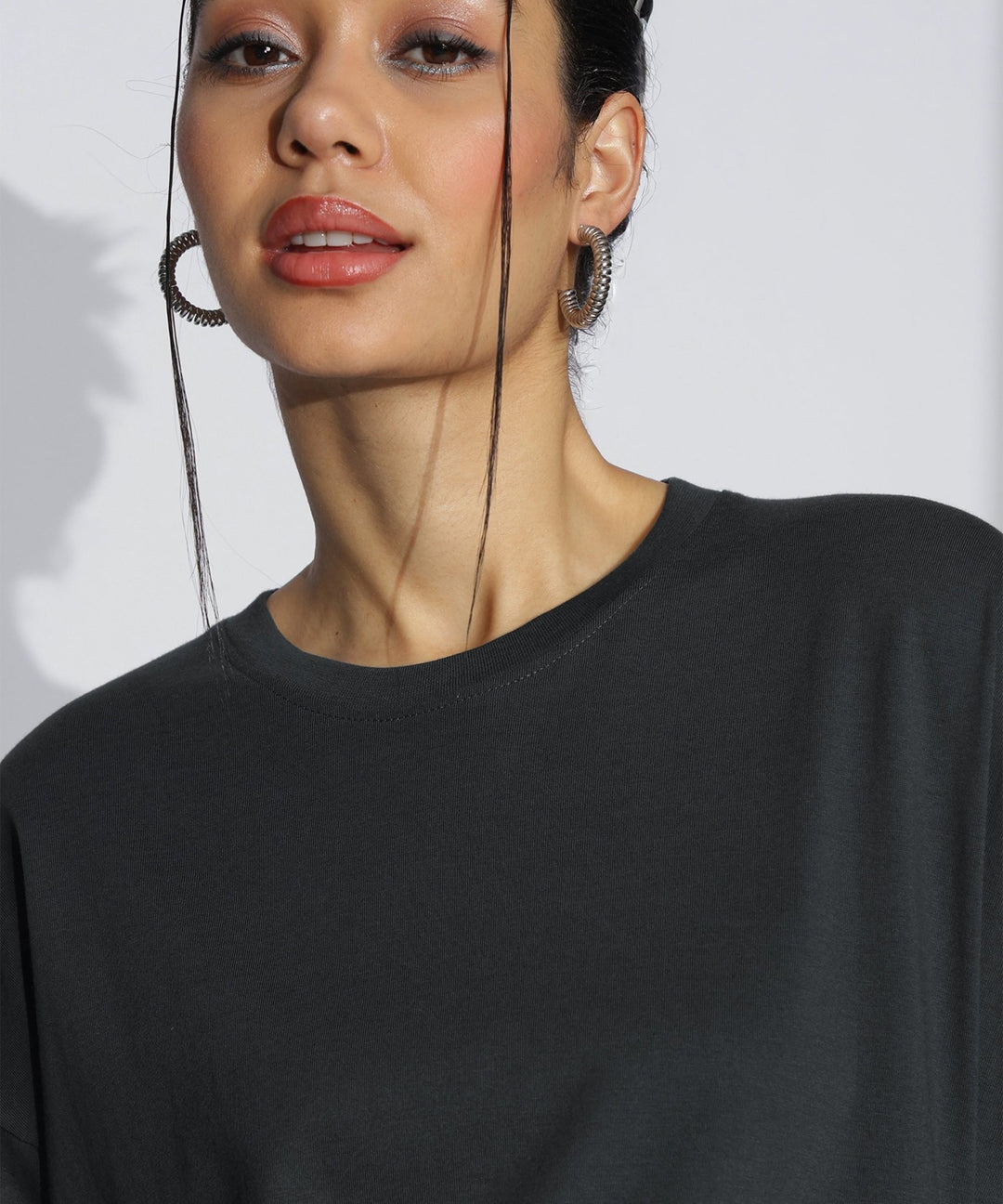 Womens Super Oversized Tshirt | Black