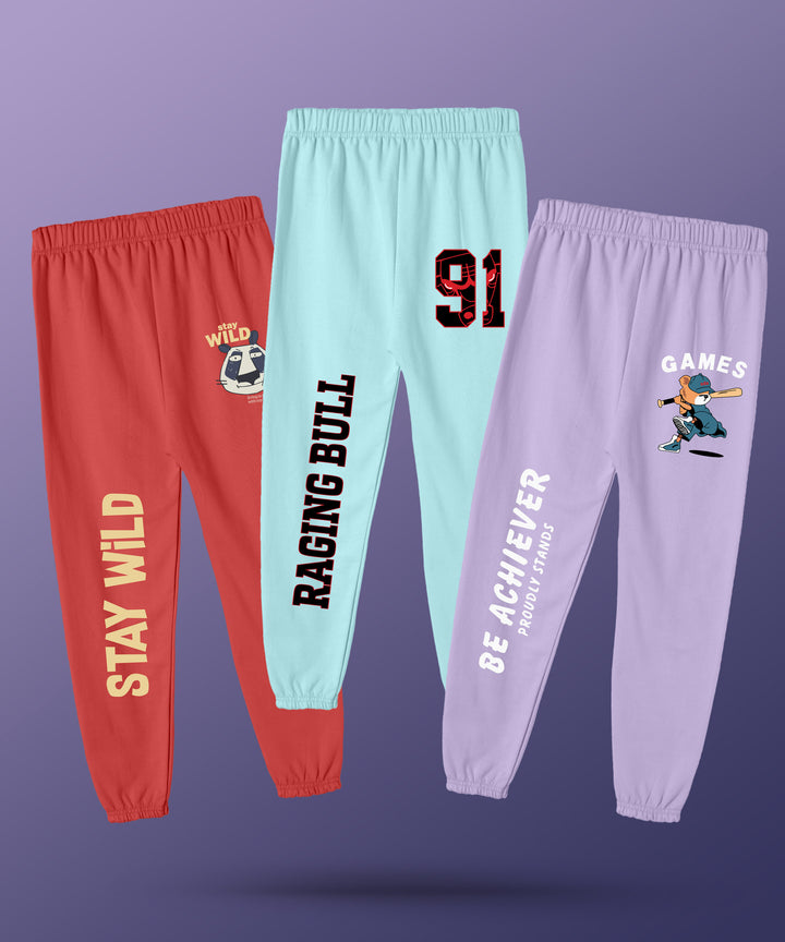 BOYS TRACK PANT (PACK OF 3)