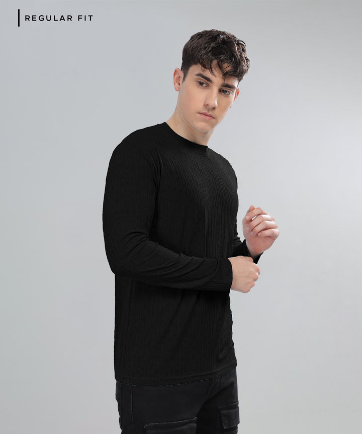 Men's Full Sleeve Polycotton T-Shirt