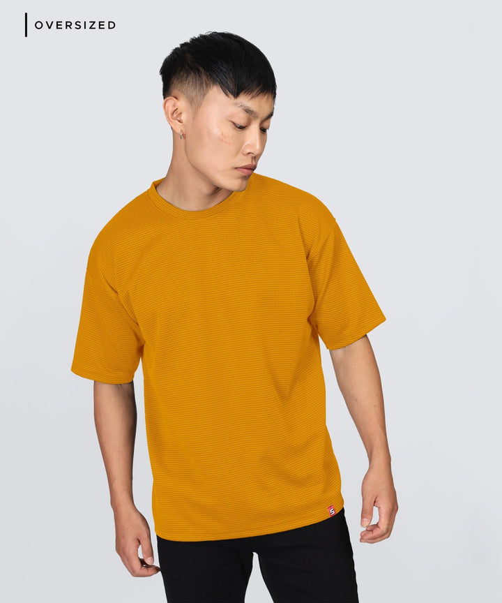 Men's Oversized Dotted Drop Shoulder T-Shirt
