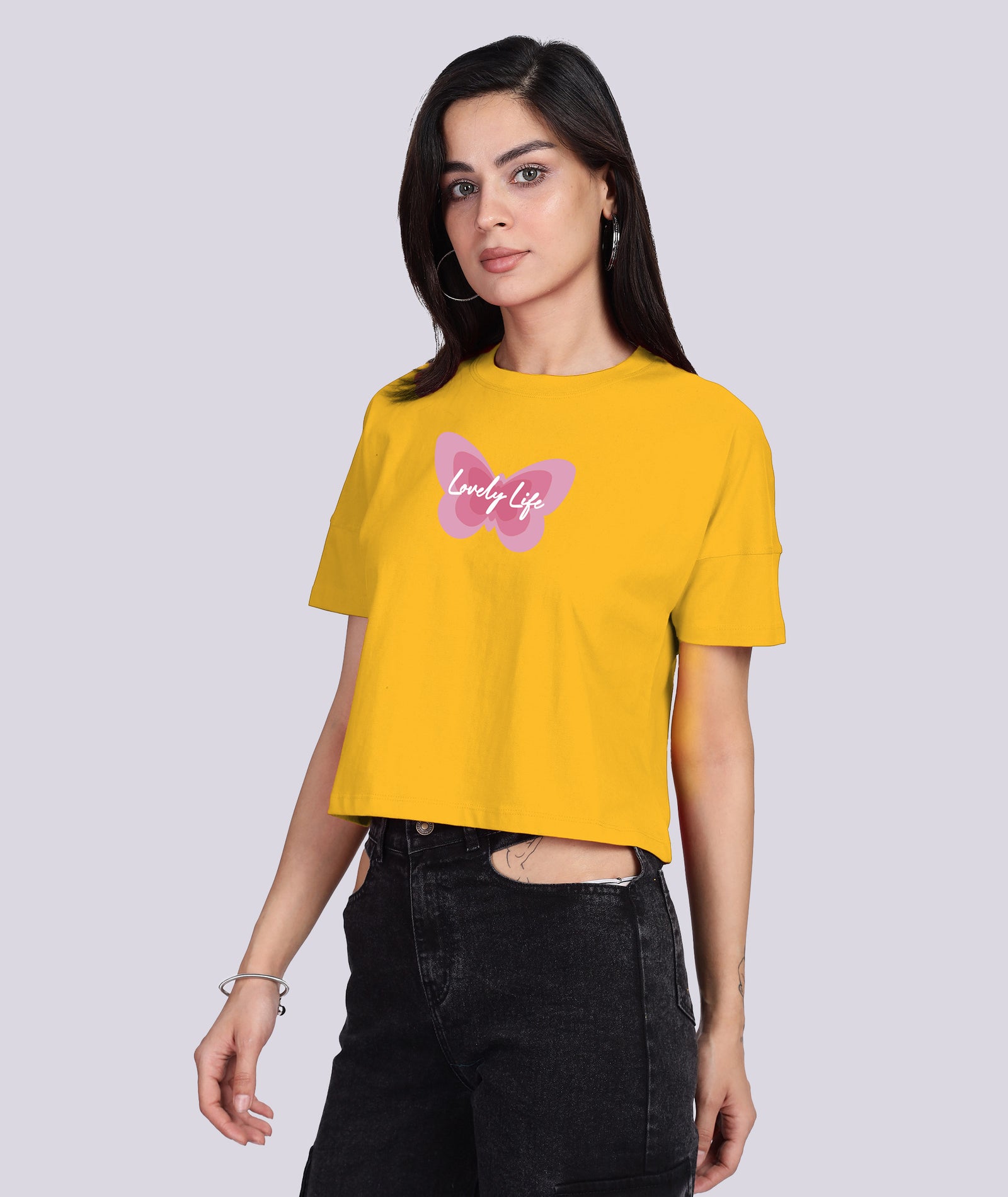 Womens Printed Half Sleeve T-shirt