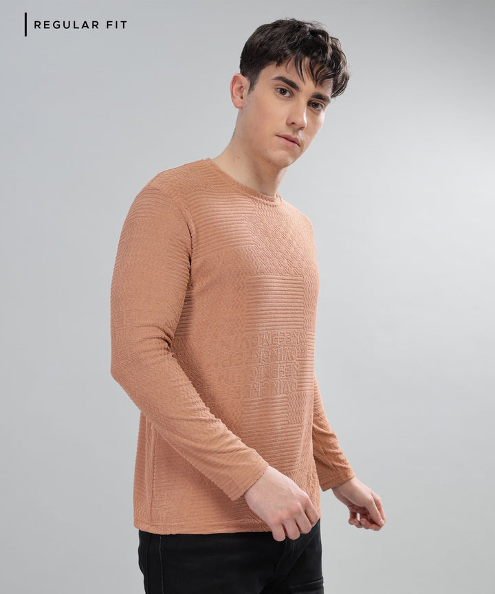 Men's Full Sleeve Polycotton T-Shirt