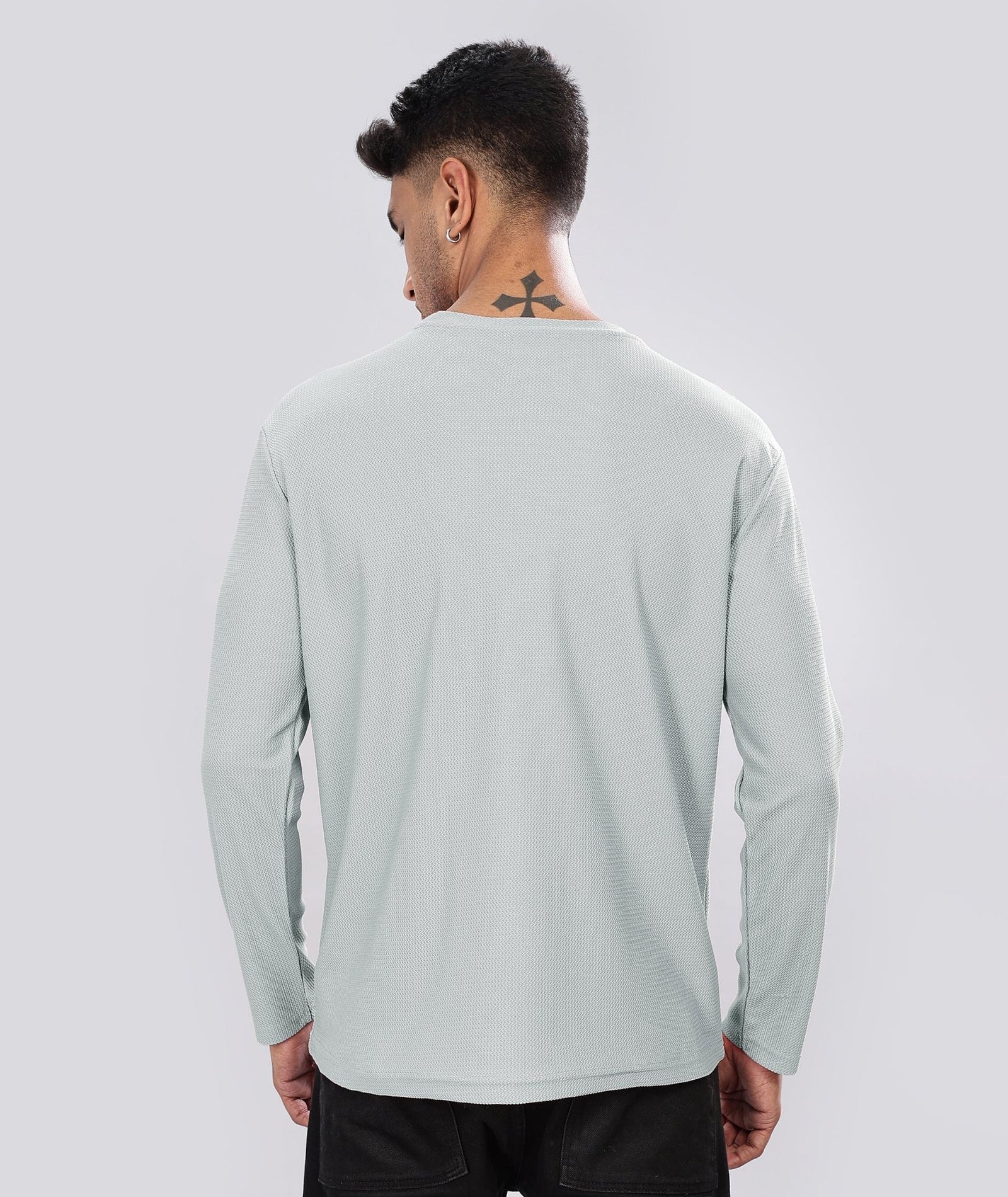 Men’s Regular Fit Polyblend Long Sleeve T-Shirt
