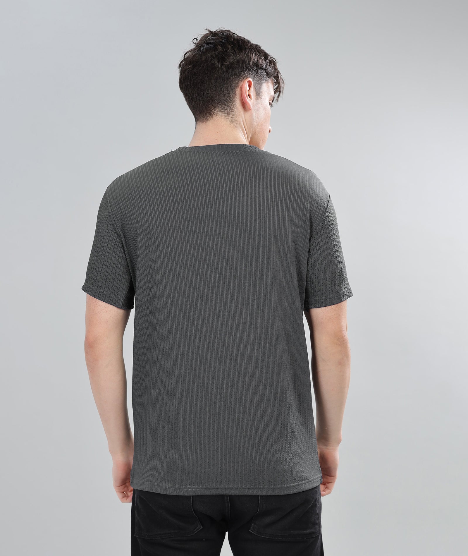 Men's Poly cotton Half Sleeve Solid T-Shirt