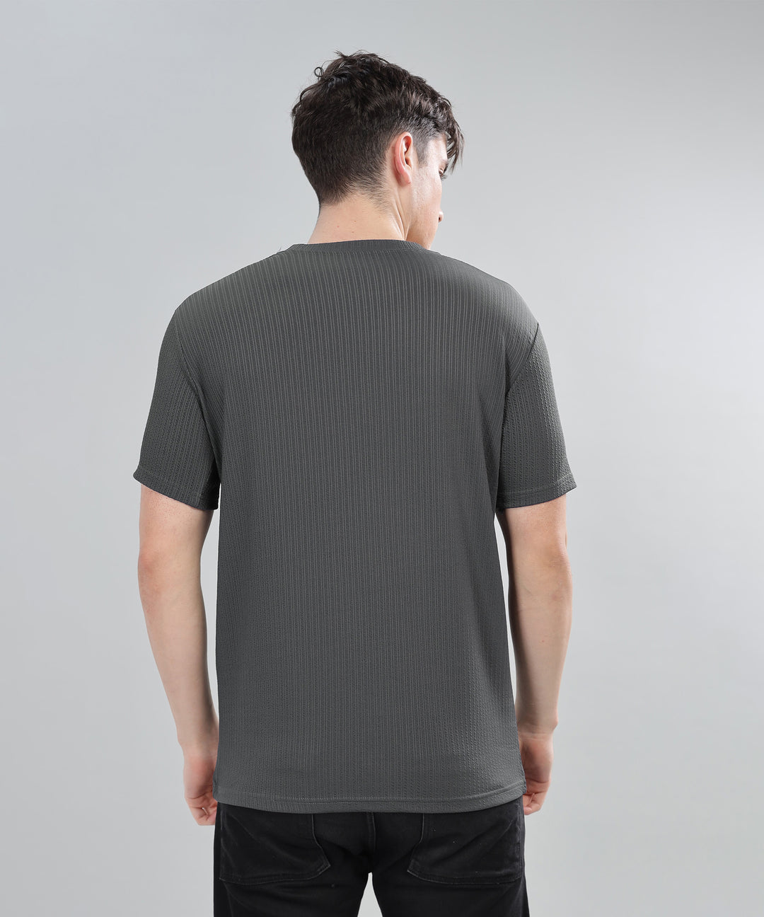 Men's Poly cotton Half Sleeve Solid T-Shirt