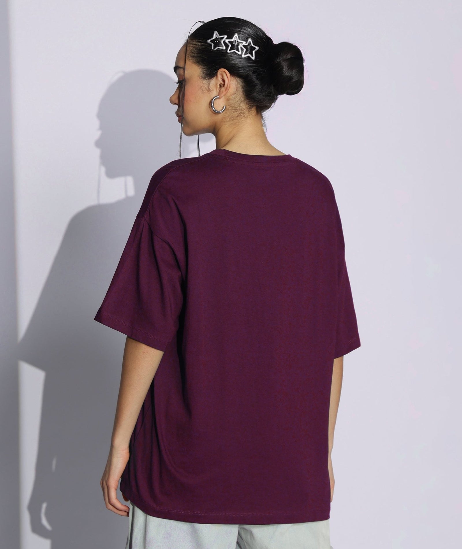 Womens Super Oversized Tshirt | Maroon