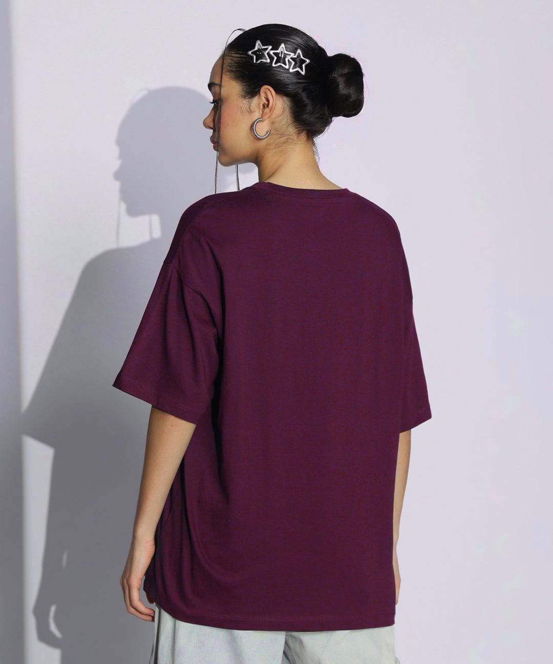 Womens Super Oversized Tshirt | Maroon