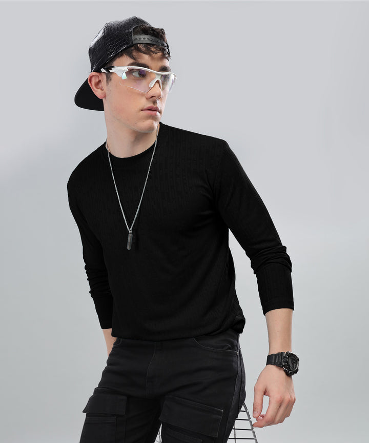 Men's Full Sleeve Polycotton T-Shirt