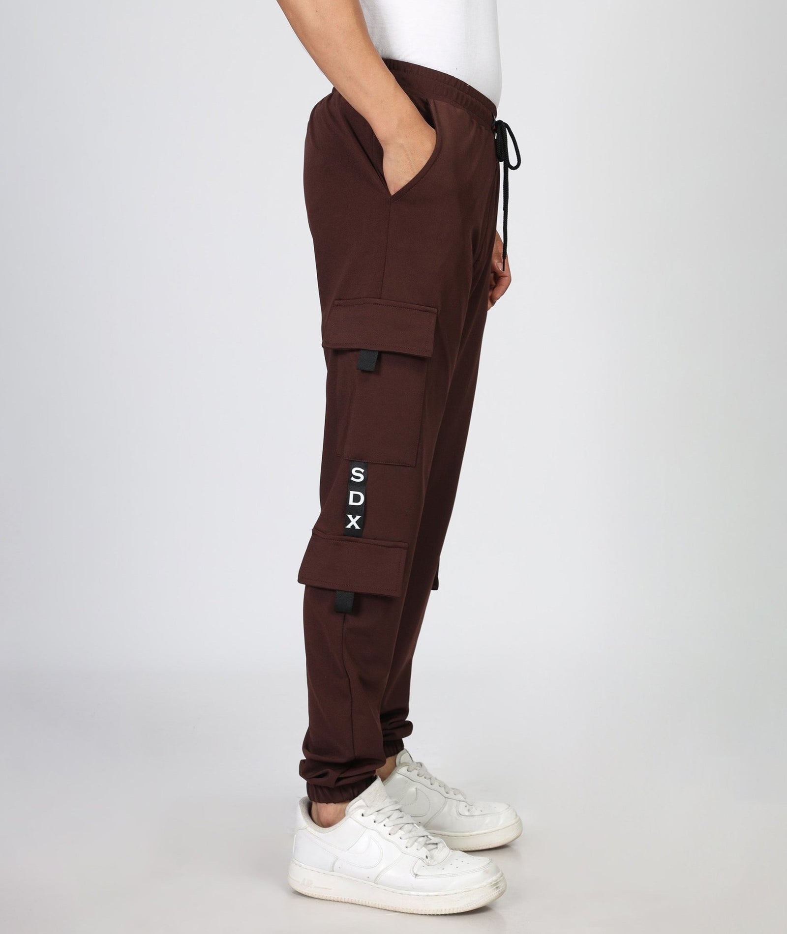 Mens Regular Fit Cargo Trackpants