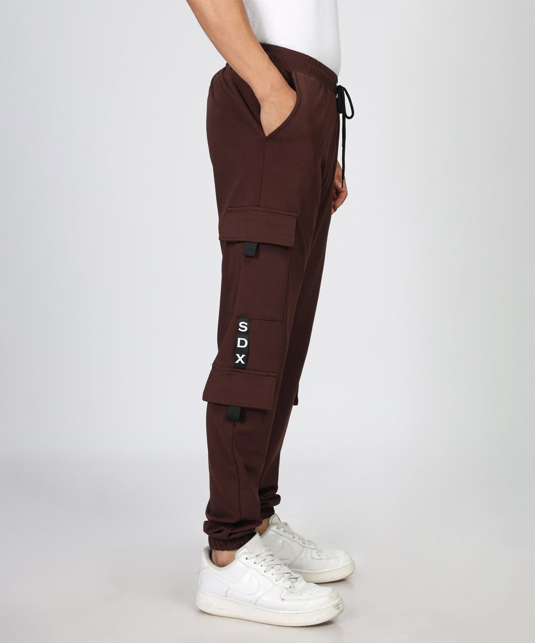 Mens Regular Fit Cargo Trackpants