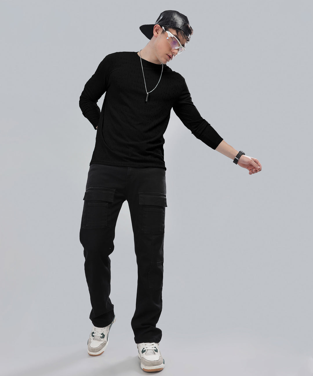 Men's Full Sleeve Polycotton T-Shirt