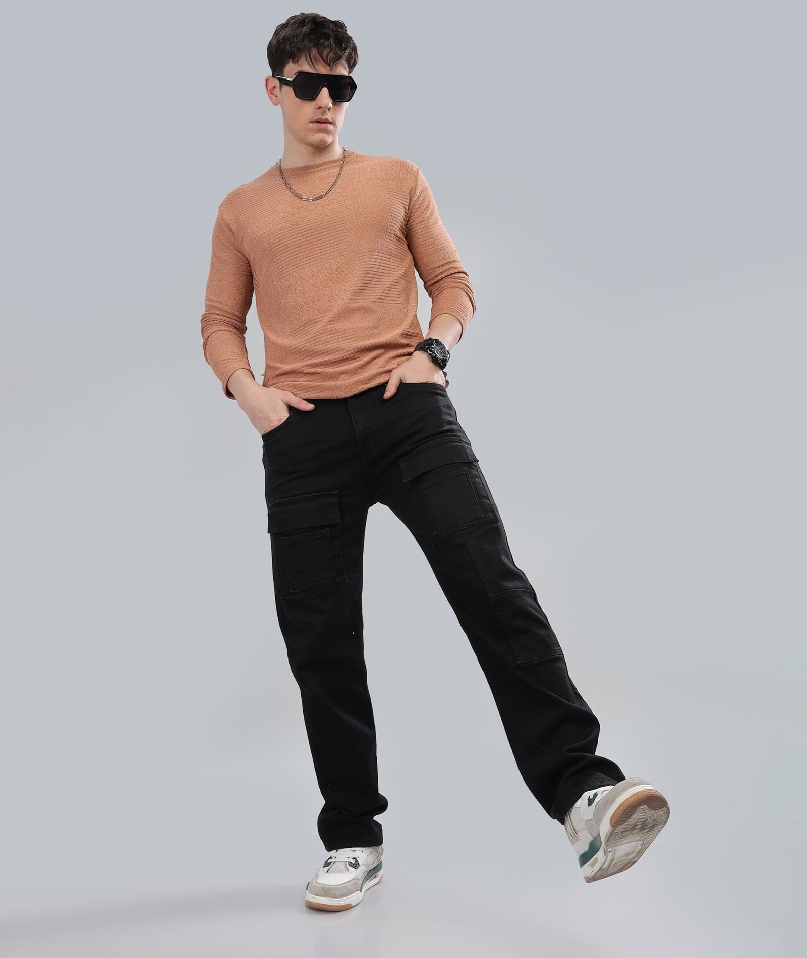 Men's Full Sleeve Polycotton T-Shirt