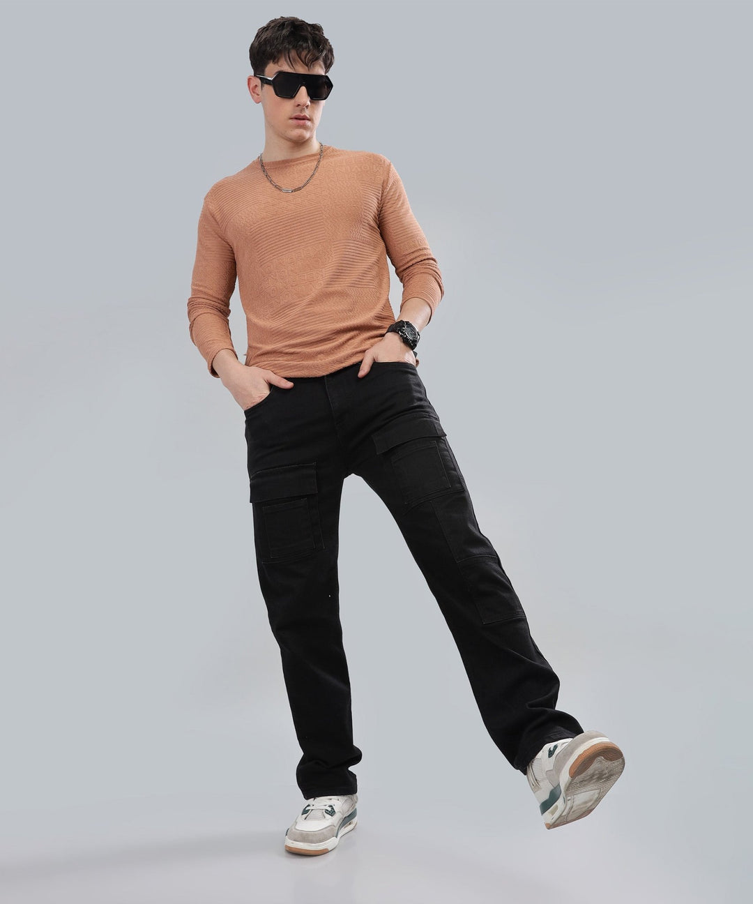 Men's Full Sleeve Polycotton T-Shirt