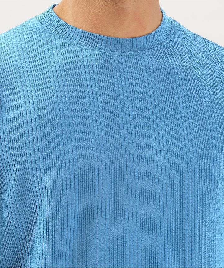 Men's Solid Full Sleeve Regular Fit T-Shirt