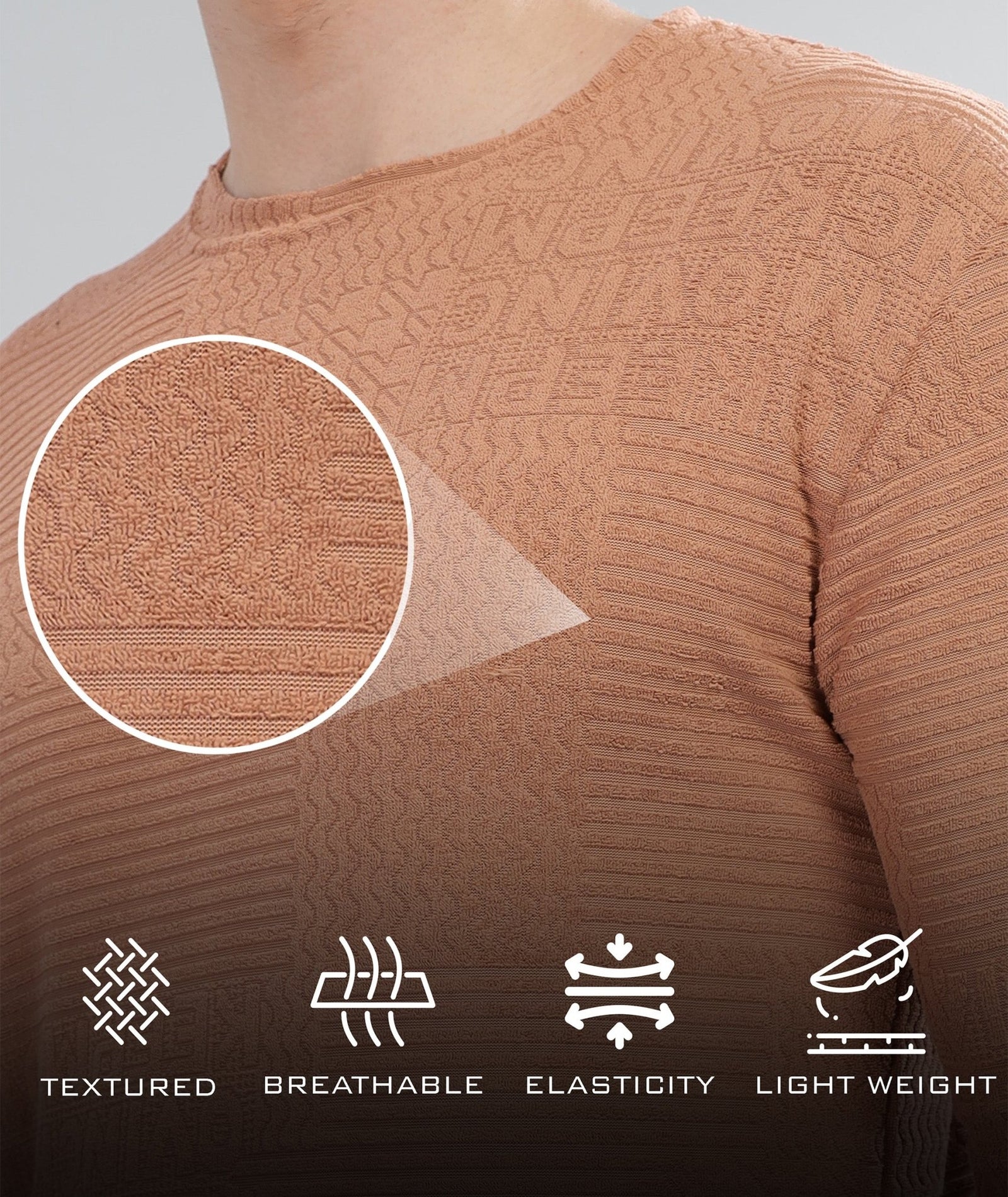 Men's Full Sleeve Polycotton T-Shirt