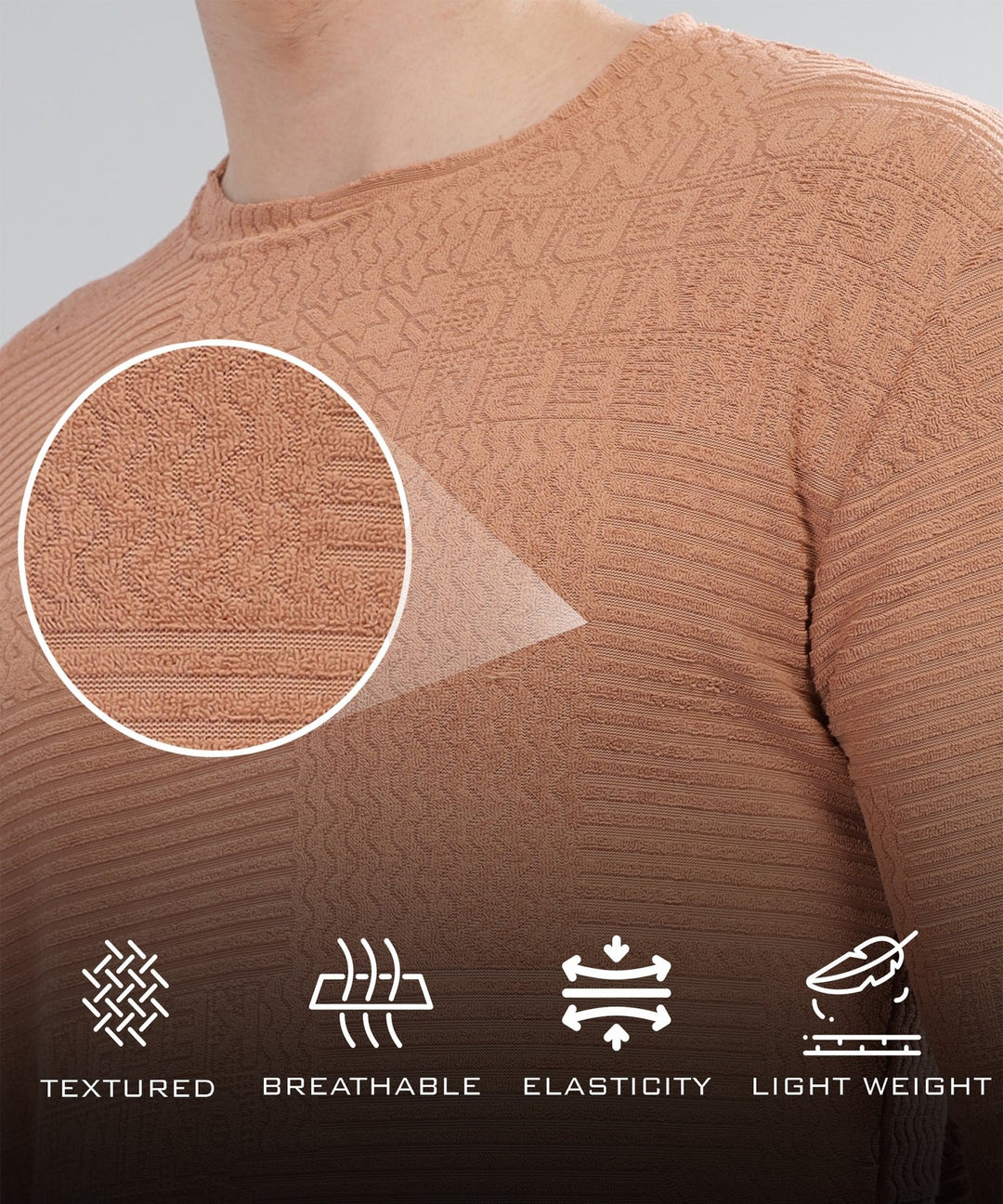 Men's Full Sleeve Polycotton T-Shirt