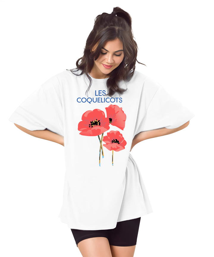 White Womens Oversized Tshirt