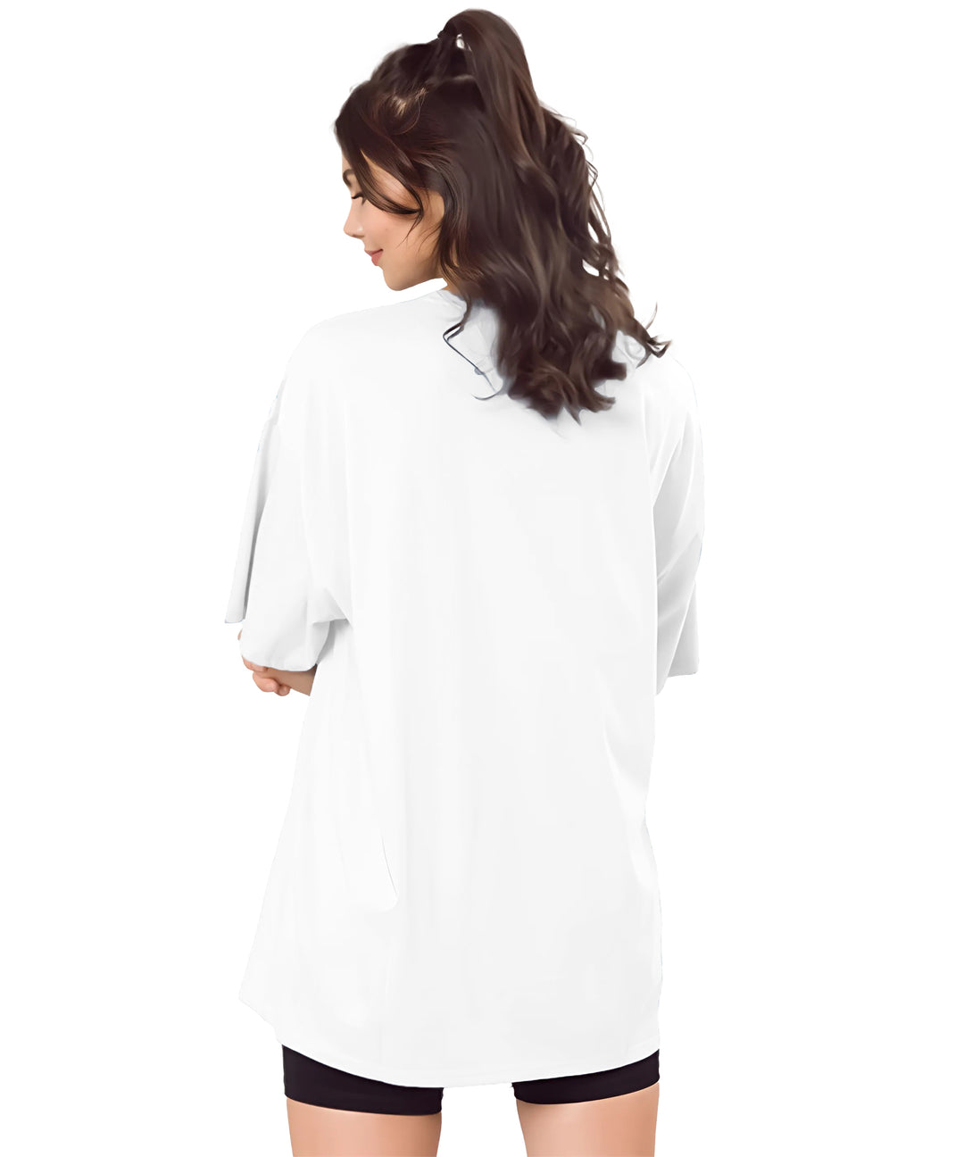White Womens Oversized Tshirt