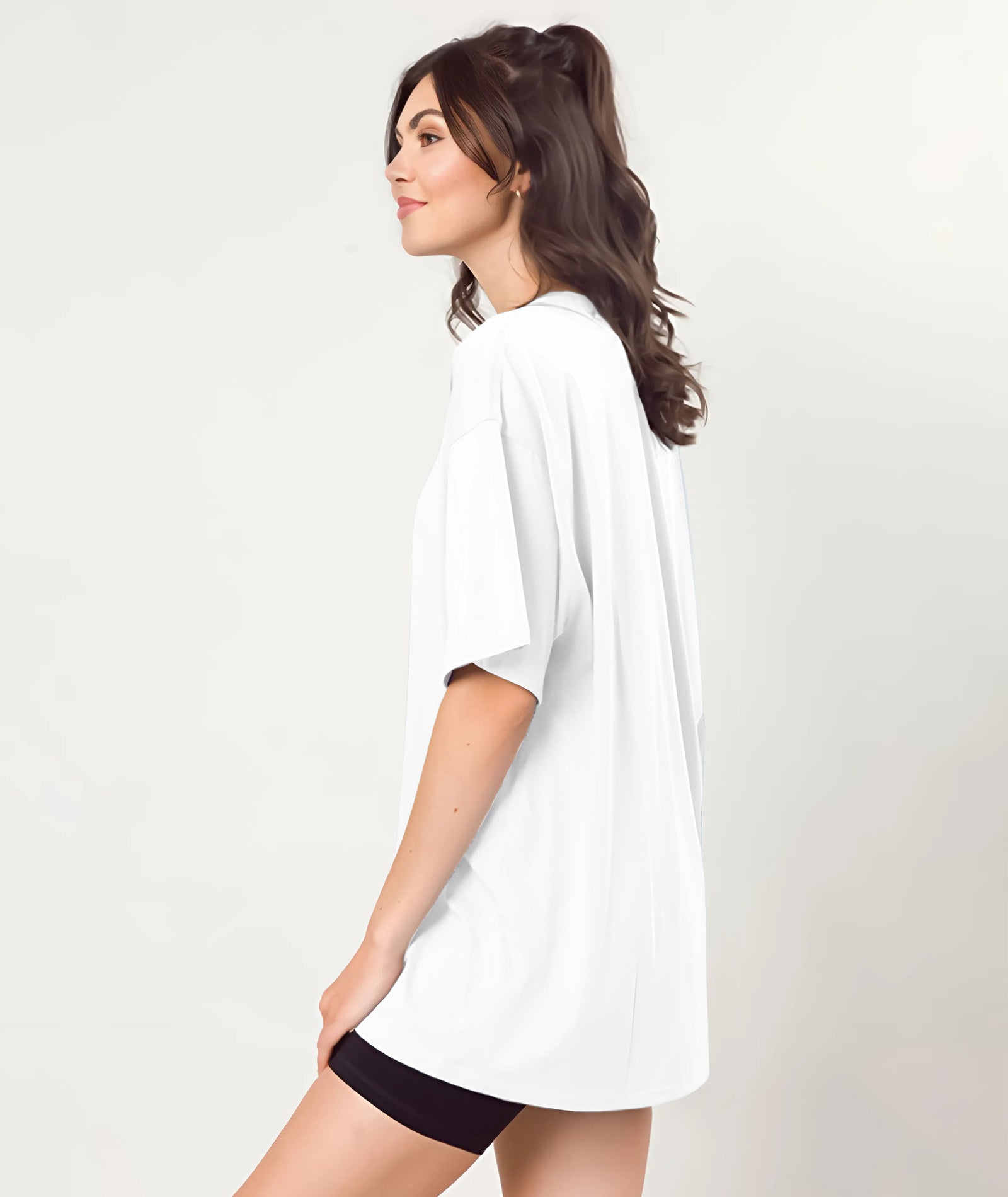 White Womens Oversized Tshirt