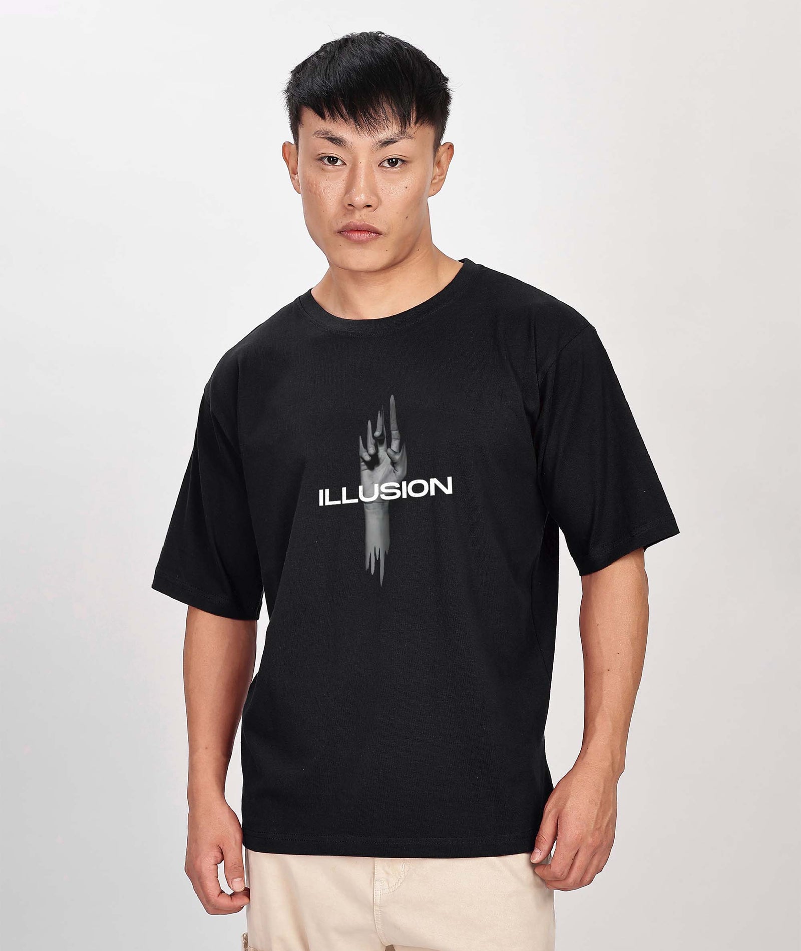 ILLUSION Men's Relaxed Fit Tshirt