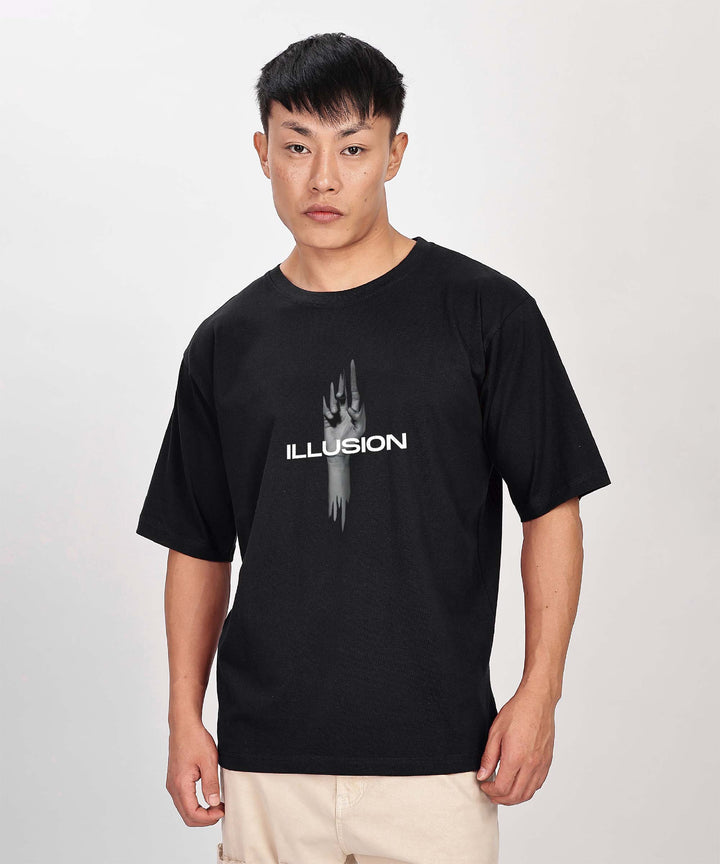 ILLUSION Men's Relaxed Fit Tshirt