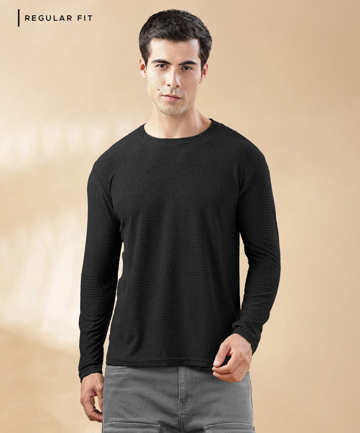 Men's Full Sleeve Polycotton T-Shirt