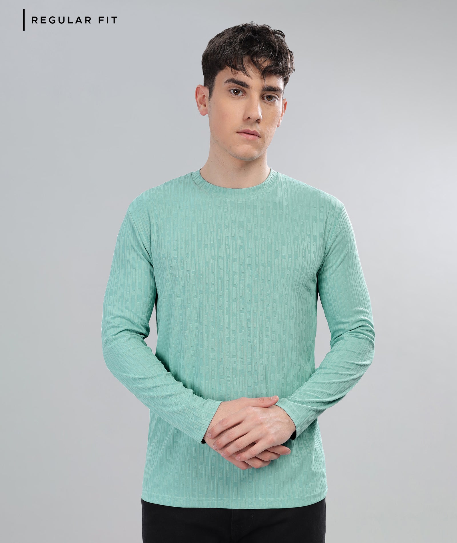 Men's Full Sleeve Polycotton T-Shirt