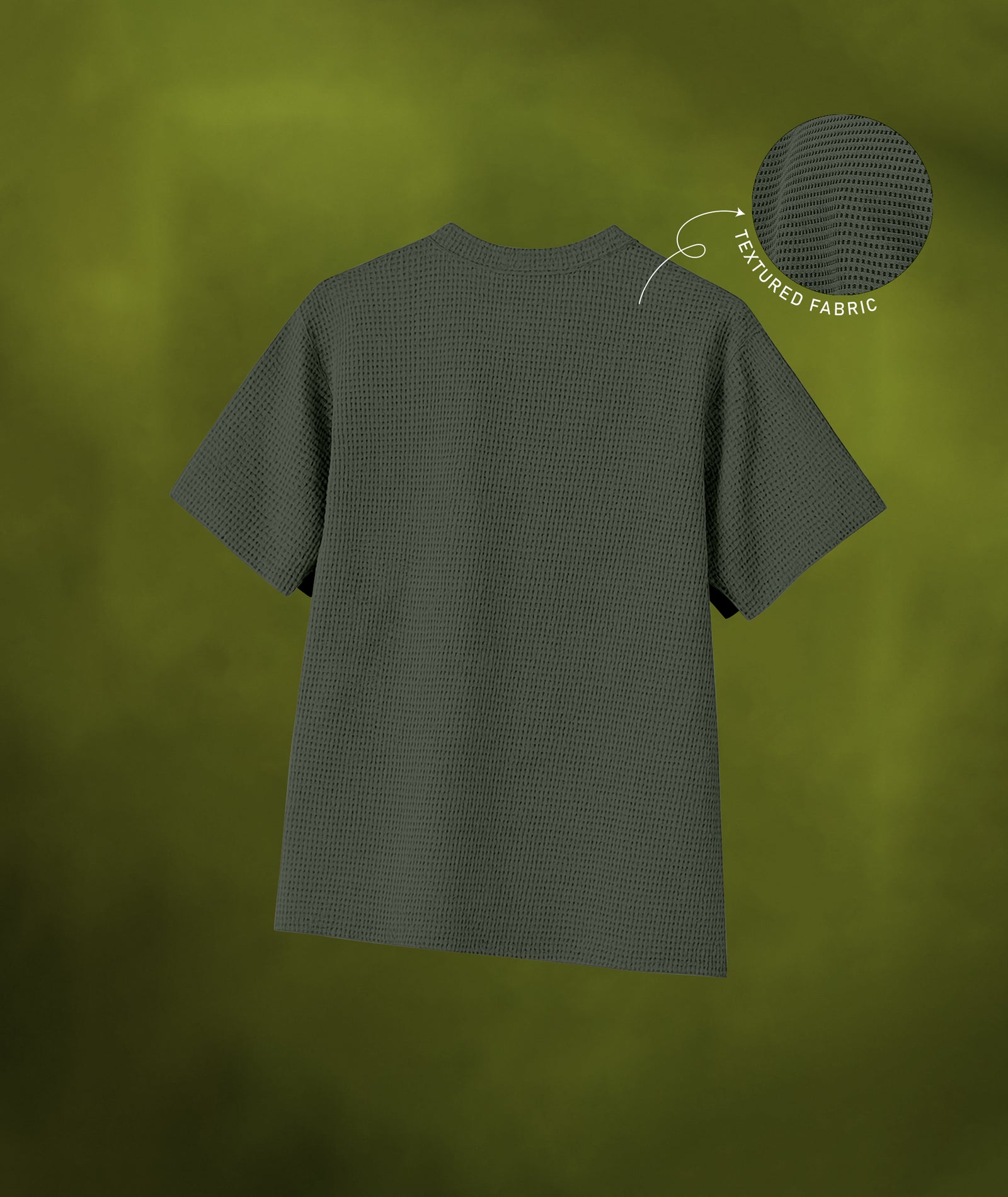 Men's Oversized Olive Green T-Shirt
