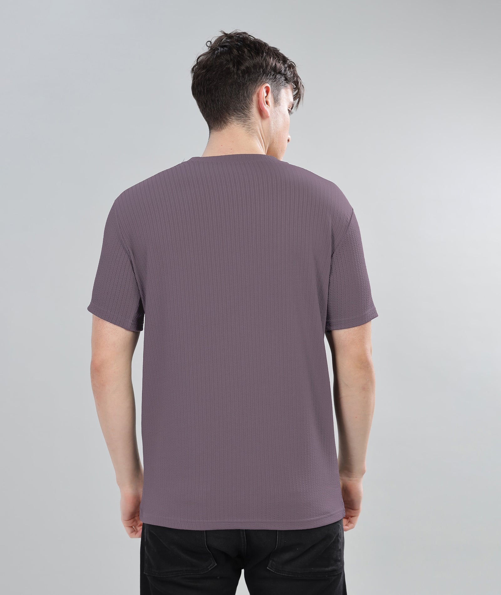 Men's Poly cotton Half Sleeve Solid T-Shirt